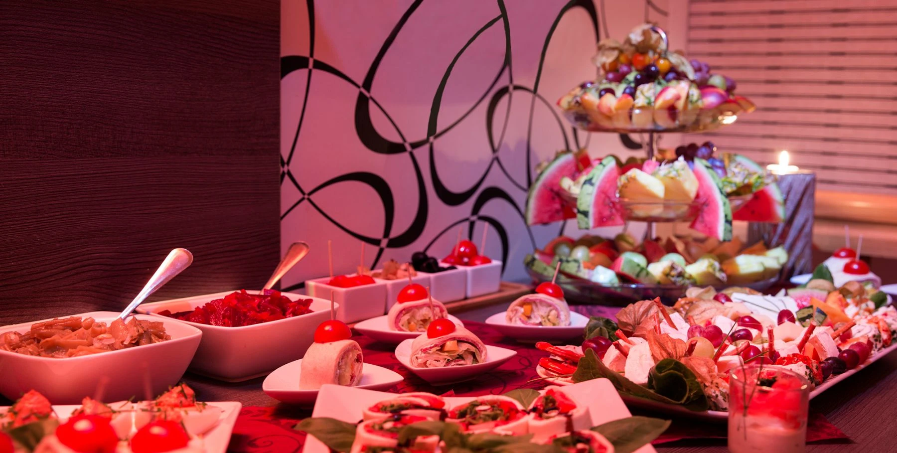 Buffet der Clublounge